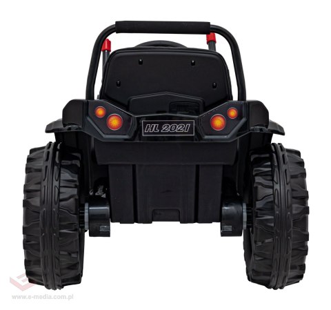 Koparka Traktor na akumulator dla dzieci Żółty + Ruchome Ramię Łyżka + Pilot + Wolny Start + Radio FM + LED
