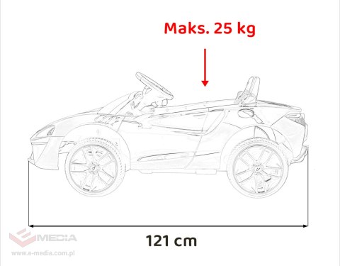 McLaren Artura na akumulator dla dzieci Niebieski + Napęd 4x4 + Pilot + Wolny Start + EVA + Audio LED