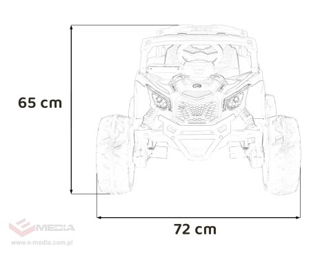 Pojazd ATV CAN-AM Maverick Niebieski