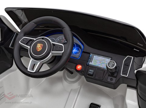 Porsche Cayenne S na akumulator dla dzieci Lakier Biały SUV + Pilot