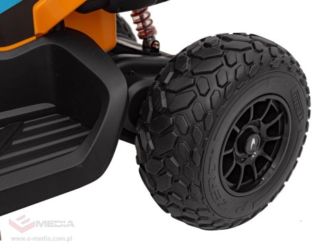 Quad McLaren Racing MCL 35 dla dzieci Pomarańczowy + Pilot + Wolny Start + EVA + Audio LED