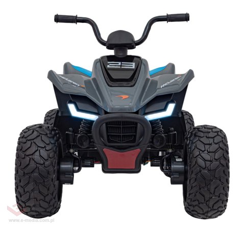 Quad McLaren Racing MCL 35 dla dzieci Szary + Pilot + Wolny Start + EVA + Audio LED