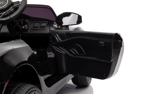 Audi R8 Policja na akumulator dla dzieci + Pilot + EVA + Wolny Start + MP3 LED