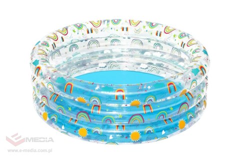 Basen ogrodowy dla dzieci 170x53cm Tropical BESTWAY + Łatka naprawcza