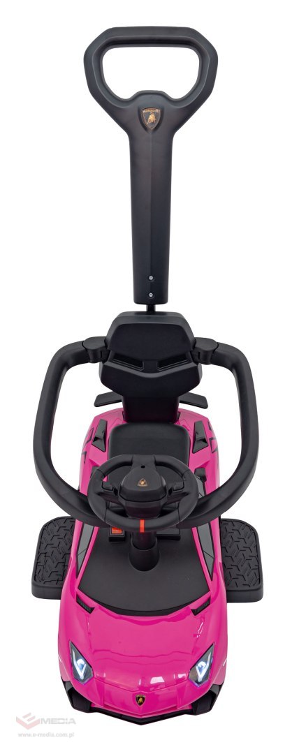 Jeździk, Pchaczyk Lamborghini Aventador SV Różowy