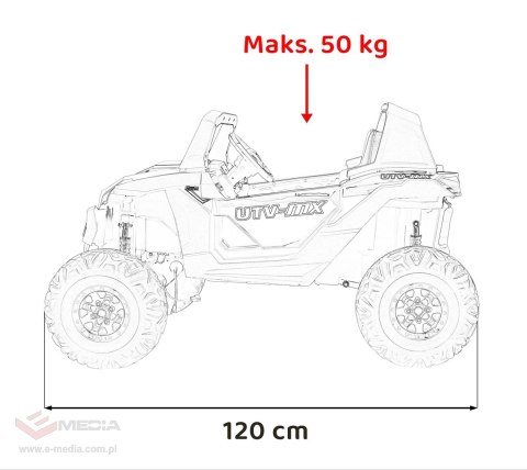 Pojazd Buggy UTV-MX 2000N Niebieski