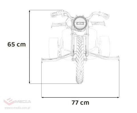 Pojazd DRIFT BIKE 21 Różowy