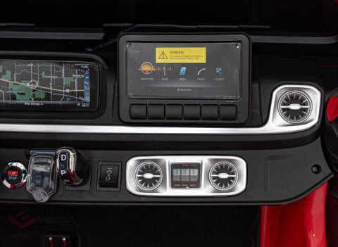 Pojazd Mercedes Benz G63 AMG XXL Czerwony