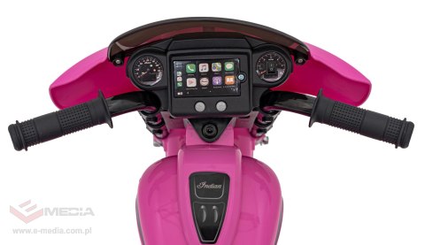 Pojazd Chopper INDIAN Różowy