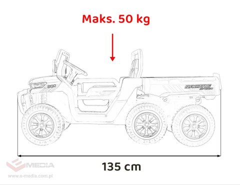 Pojazd Farmer Truck Speed 900 Biały