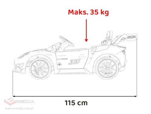 Pojazd Maserati MC20 GT2 Biały