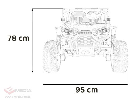 Pojazd Terenowy HONDA Talon 4x4 Czarny
