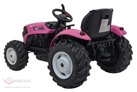 Pojazd Traktor GROW 1804 Różowy