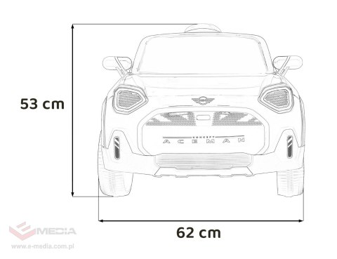 Pojazd Mini Concept Aceman Biały crossover