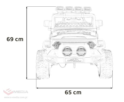 Pojazd Off-Road CLIMBER Biały