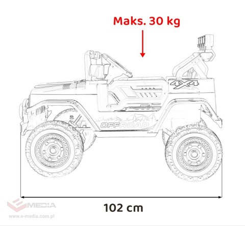 Pojazd Off-Road CLIMBER Różowy