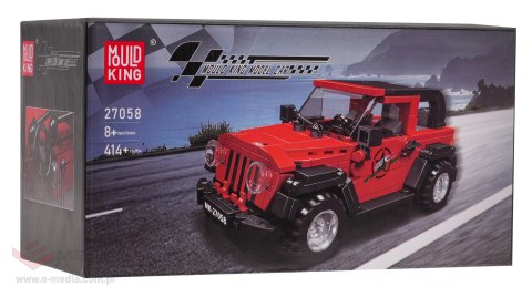 Zestaw Klocków Autko 414el. Czerwone : 27058 Mould King