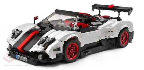 Zestaw Klocków Autko Sportowe 960el.Białe