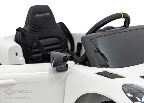 Pojazd Porsche Spyder RS 718 Biały