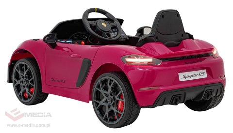 Pojazd Porsche Spyder RS 718 Lakier Różowy