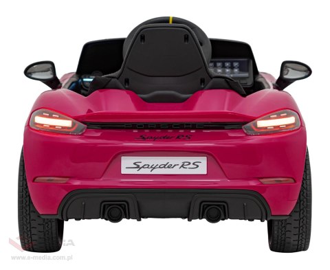 Pojazd Porsche Spyder RS 718 Lakier Różowy