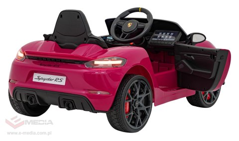 Pojazd Porsche Spyder RS 718 Lakier Różowy