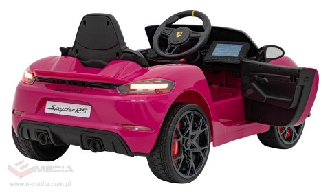Pojazd Porsche Spyder RS 718 Różowy MP4