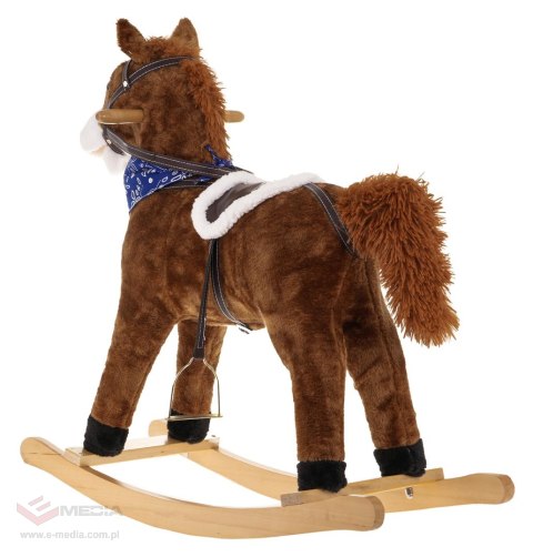 Konik Koń Na Biegunach Brąz