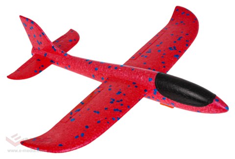 Styropianowy Samolot z Ręczną Wyrzutnią Czerwony