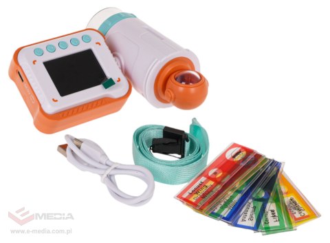 Mikroskop z Kamerą i próbkami