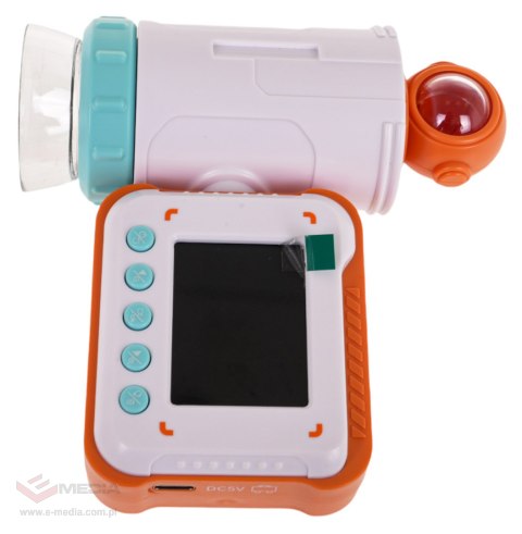 Mikroskop z Kamerą i próbkami