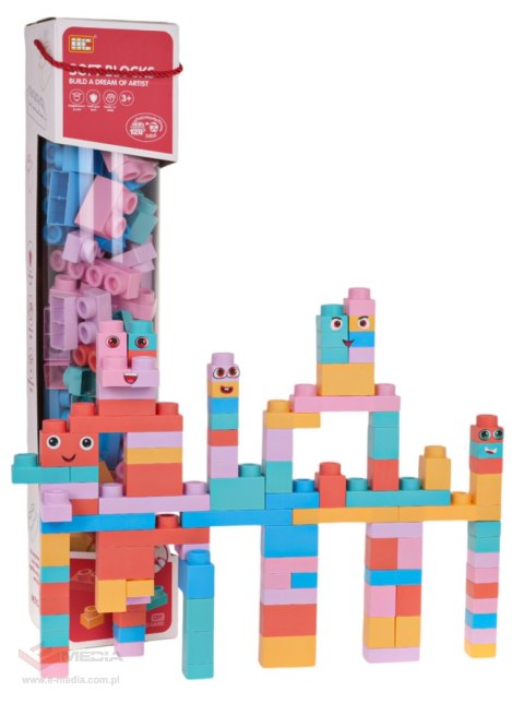 Zestaw Miękkich Klocków 100el.