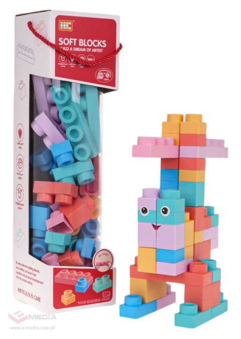 Zestaw Miękkich Klocków 44el.