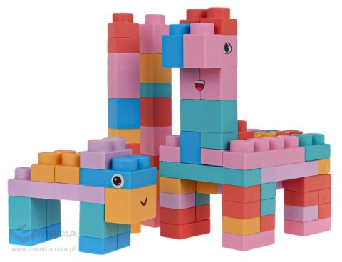 Zestaw Miękkich Klocków 88el.