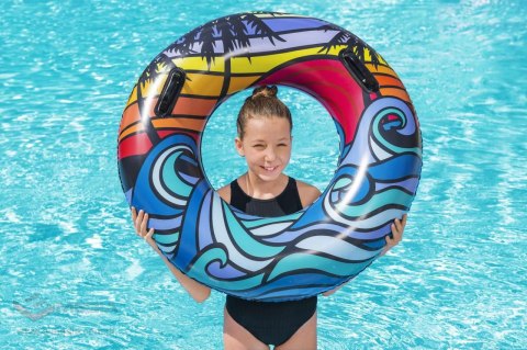 Kółko do Pływania Castaway 91cm BESTWAY Niebieski