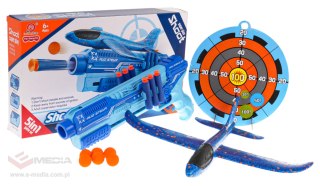 Pistolet z Wyrzutnią Samolotową 5w1 Niebieski
