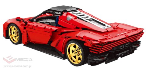 Zestaw Klocków Auto Sportowe Czerwone 1958el.