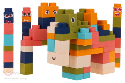 Zestaw Miękkich Klocków 100el.