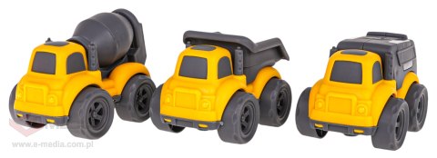 Zestaw Trzech Pojazdów Budowlanych