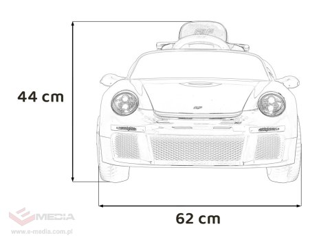 Pojazd RUF CTR3 Czerwony