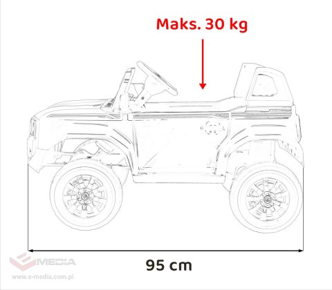 Pojazd Toyota Land Cruiser PRADO Niebieski