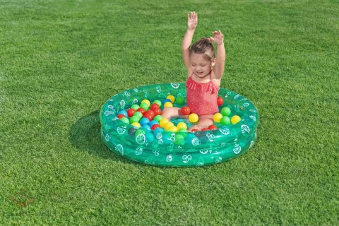 Basenik Zielony 91x20cm + Piłeczki BESTWAY