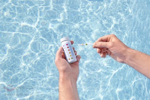 50 Pasków Testowych do wody basenowej BESTWAY pH + Chlor + Zasadowość