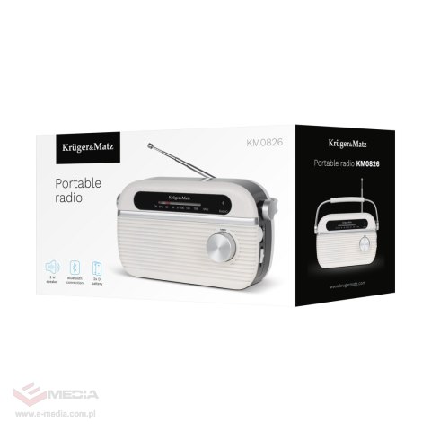 Radio przenośne analogowe Kruger&Matz model KM0826