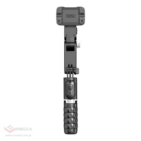 Gimbal/statyw z lampą APEXEL Q18 (czarny)