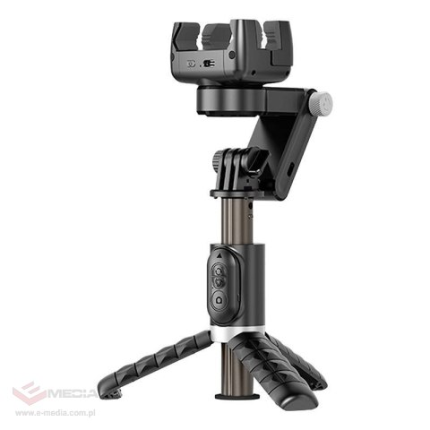 Gimbal/statyw z lampą APEXEL Q18 (czarny)