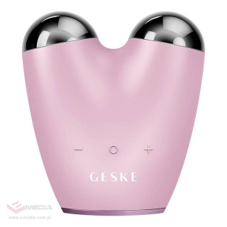 Mikroprądowy lifting do twarzy 6w1 Geske z Aplikacją (różowy)