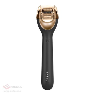 Roller do mezoterapii igłowej twarzy 9w1 Geske z Aplikacją (szary)