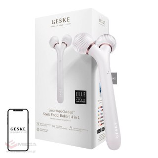 Roller soniczny do twarzy i ciała 4w1 Geske z Aplikacją (starlight)