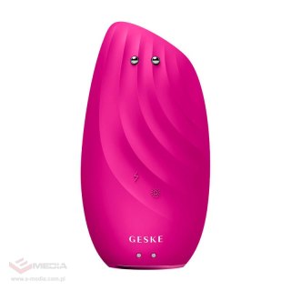 Soniczna szczoteczka termiczna & lifting do twarzy 8w1 Geske z Aplikacją (magenta)